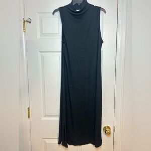 a new day Black Midi Dress - Fall Staple! EUC